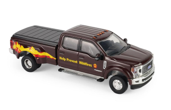 FORD Super Duty F-450 King Ranch, Prevent Range Fires *Smokey Bear Series 5* (2022), dark red
