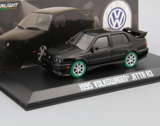 VOLKSWAGEN Jetta III (1995), black / green (Greenlight!)