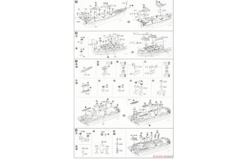 Сборная модель Full-Hull IJN Series Japanese Navy Heavy Cruiser Chikuma w/Photo-etched Parts