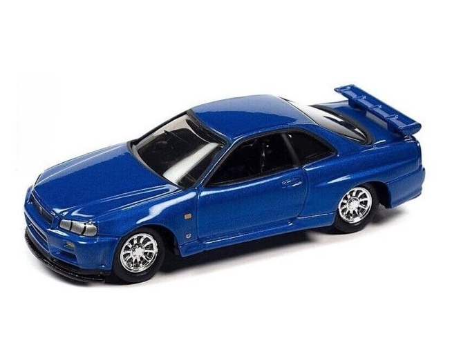 NISSAN Skyline GT-R BNR34 (1999), blue
