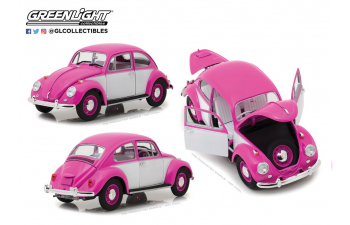 VOLKSWAGEN Beetle 1967 Pink/White