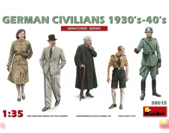 Сборная модель Фигуры GERMAN CIVILIANS 1930’s-1940’s