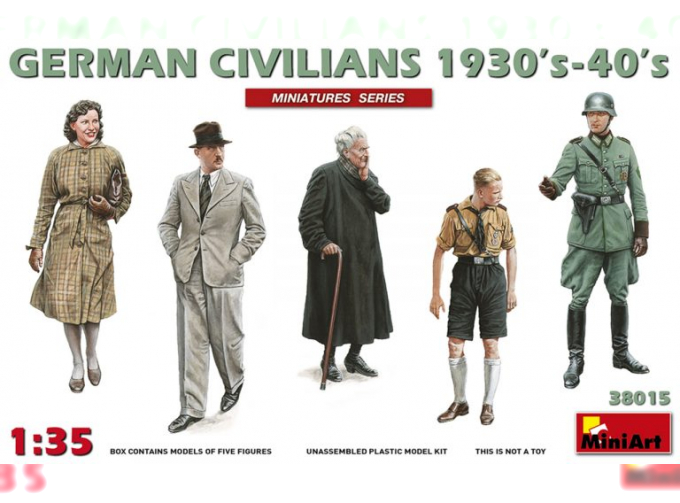 Сборная модель Фигуры GERMAN CIVILIANS 1930’s-1940’s