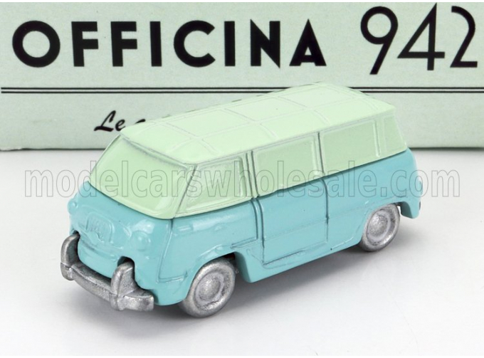 FIAT 600m Van Furgoncino Coriasco (1956), Light Blue Green