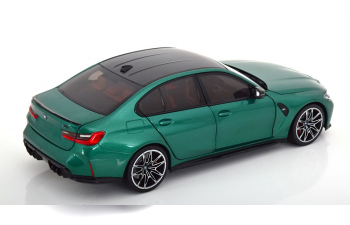 BMW M3 (2020), green metallic carbon