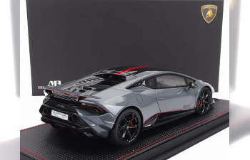 LAMBORGHINI Huracan Tecnica (2022) - Con Vetrina - With Showcase, Grigio Telesto - Grey