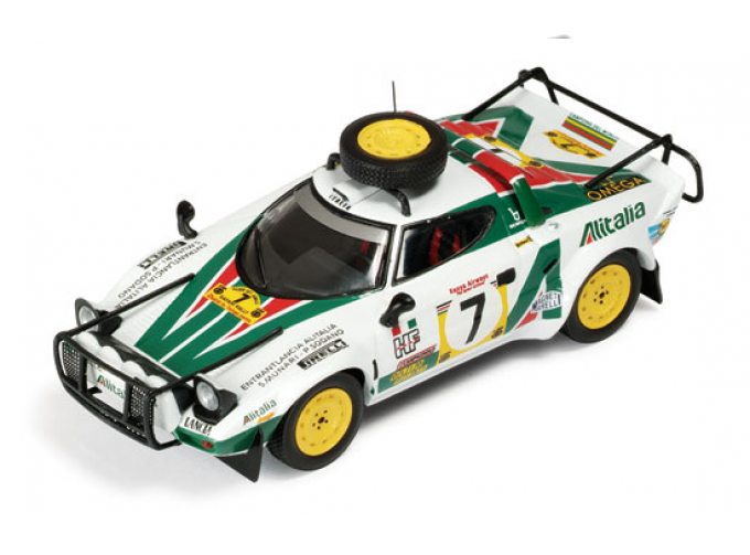 LANCIA STRATOS HF #7 S.Munari-P.Sodano SAFARI Rally 1977, White