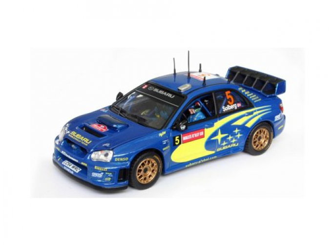 SUBARU Impreza WRC05 Rally Wales P.Stolberg, blue