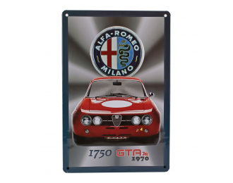 ACCESSORIES 3d Metal Plate - Alfa Romeo 1750 Gta