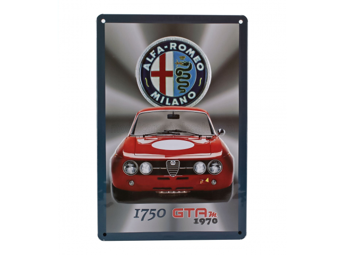 ACCESSORIES 3d Metal Plate - Alfa Romeo 1750 Gta
