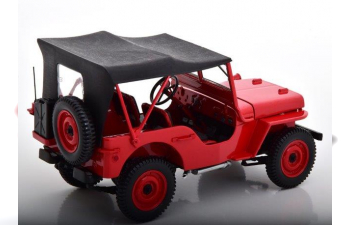 JEEP Willis 4x4 с тентом 1942 Red