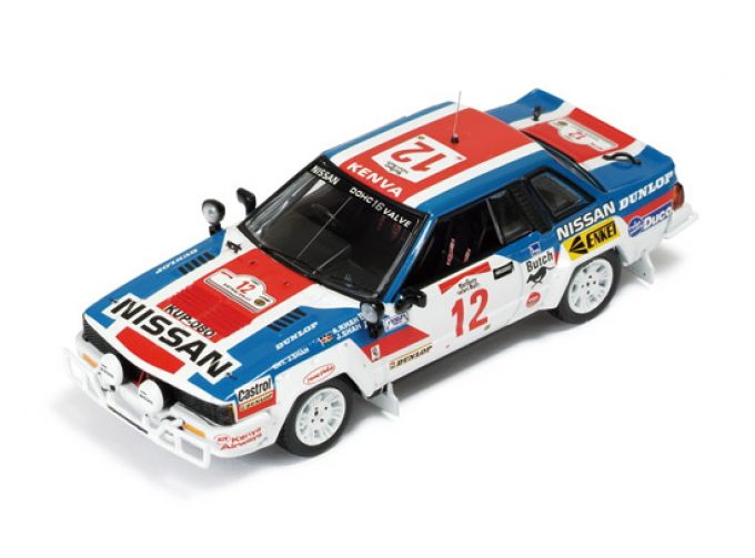 NISSAN 240 RS No.12 Rally Safari (1983), белый