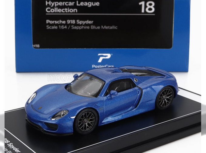 PORSCHE 918 Spyder (2010), Blue