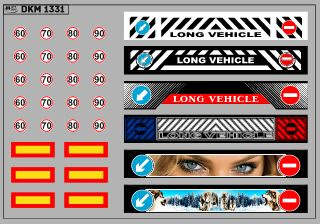 Декаль Брызговик для гузовиков и прицепов вариант 22