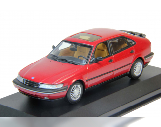 SAAB 900 Saloon (1995), dark red