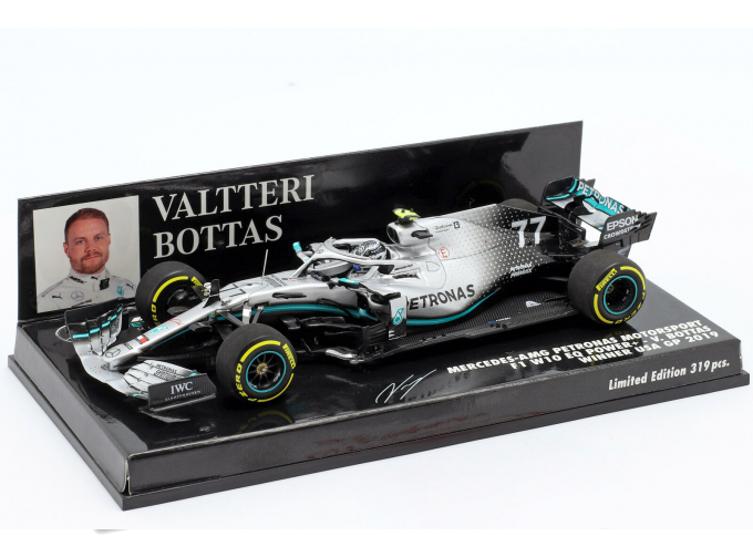 MERCEDES-AMG PETRONAS MOTORSPORT F1 W10 EQ POWER+ - VALTTERI BOTTAS - WINNER USA GP 2019