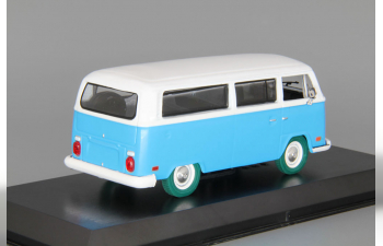 VOLKSWAGEN T2a Bus "Dharma Van" из телесериала "Остаться в живых" (1971), blue / white / green (Greenlight!)