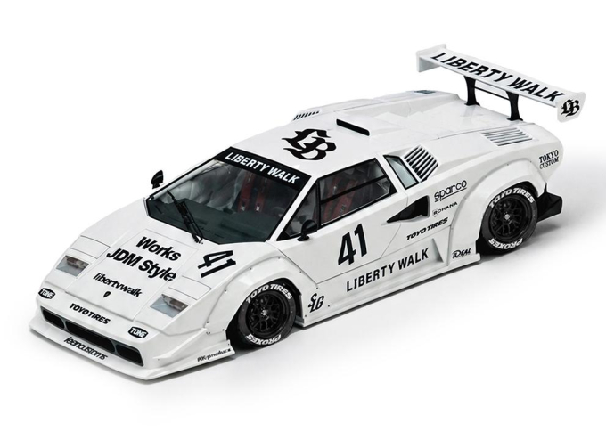 LAMBORGHINI Countach Liberty Walk, white