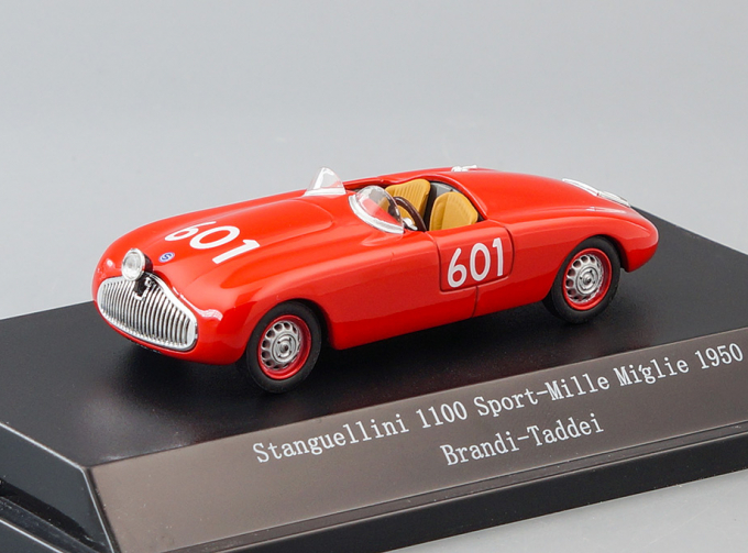 Stanguellini 1100 Sport-Mille Miglie Brandi-Taddei #601 (1950), red