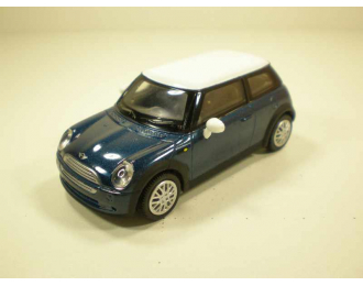 MINI Cooper, Городские 1:43, синий с белым