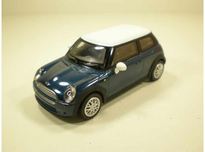 MINI Cooper, Городские 1:43, синий с белым