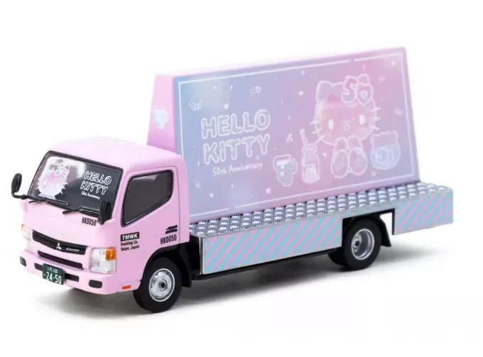 MITSUBISHI Fuso Canter, Hallo Kitty Billboard, pink