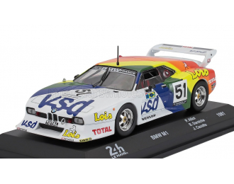 BMW M1 M88 3.5l S6 Team Oreca №51 24h Le Mans Philippe Alliot - Bernard Darniche - Johnny Cecotto (1981), White
