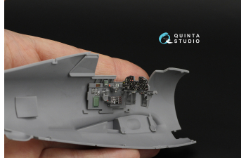 3D Декаль интерьера кабины P-47D Thunderbolt Razorback (Miniart)