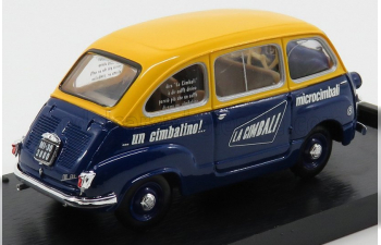 FIAT 600 MULTIPLA - LA CIMBALI, BLUE YELLOW