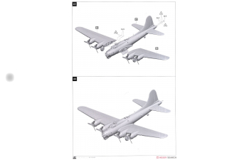 Сборная модель B-17G Early Production