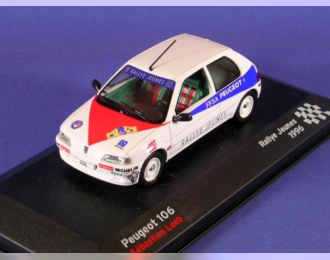 PEUGEOT 106 Manuel Muniente - Joan Ibanez Rallye Kit Car (1996), white
