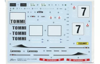 Сборная модель Mitsubishi Lancer Evolution VII WRC Rally Model