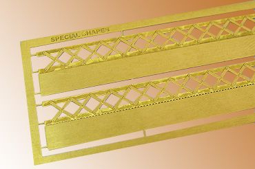 Фототравленные балочные фермы, латунь