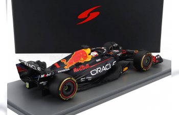 RED BULL F1 Rb19 Team Oracle Red Bull Racing №1 World Champion 2nd Sprint Race Qatar Gp With Pit Board (2023) Max Verstappen, Matt Blue