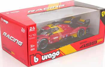 FERRARI 499p 3.0l Turbo V6 Team Ferrari Af Corse №51 3rd 24h Le Mans (2024) Alessandro Pier Guidi - James Calado - Antonio Giovinazzi, Red