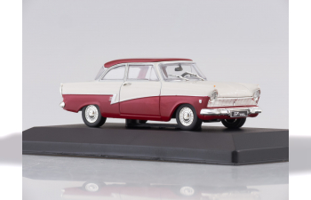 FORD TAUNUS 17M P2 De Luxe Coupе (1957), dark red/white