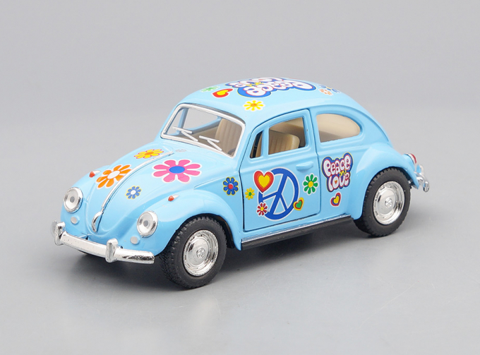 VOLKSWAGEN Classical Beetle Peace and Love (1967), blue