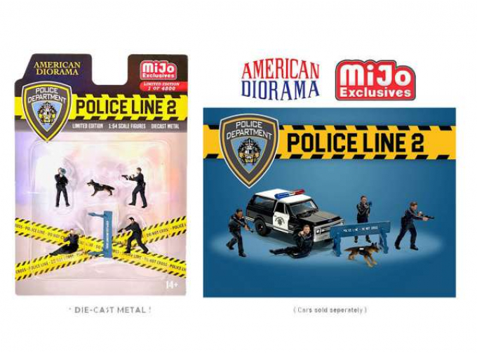 Police Line Mijo Figure set #2, various