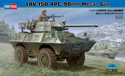 Сборная модель LAV-150 APC w/ 90mm Mecar Gun