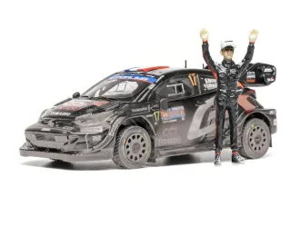 TOYOTA GR YARIS RALLY1 TEAM TOYOTA GAZOO RACING №17 WRC Rally Chile (after race dirty version) (2025) Sebastian Ogier - Vincent Landais - WITH STANDING FIGURE