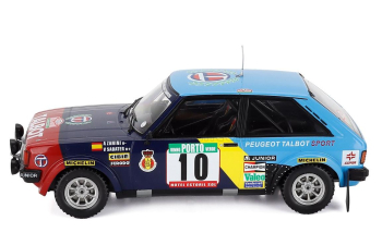 TALBOT Sunbeam Lotus (night Version) №10 Rally Portugal  Antonio Zanini - Victor Sabater (1983), 2 Tone Blue Red