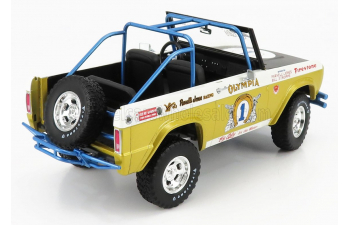 FORD BRONCO №1 BAJA (1970) - BIG OLY TRIBUTE EDITION, YELLOW MET BLACK