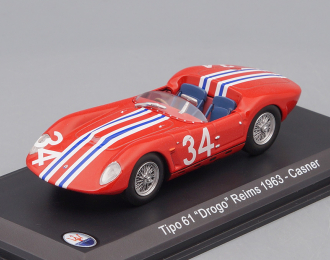 MASERATI Tipo 61 "Drogo" #34 Reims Casner 1963