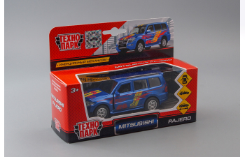 MITSUBISHI Pajero, blue