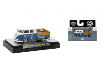 VOLKSWAGEN Double Cab Truck USA Model (1961), blue/white