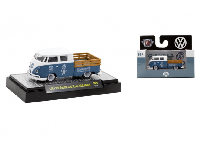 VOLKSWAGEN Double Cab Truck USA Model (1961), blue/white