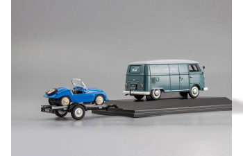 Volkswagen T1c box van "Kleinschnittger" with trailer and Kleinschnittger F125