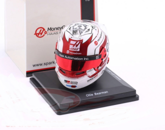 MINI HELMET Oliver Bearman Moneygram Haas F1 Team #87 Monaco GP Formula 1  (2025)