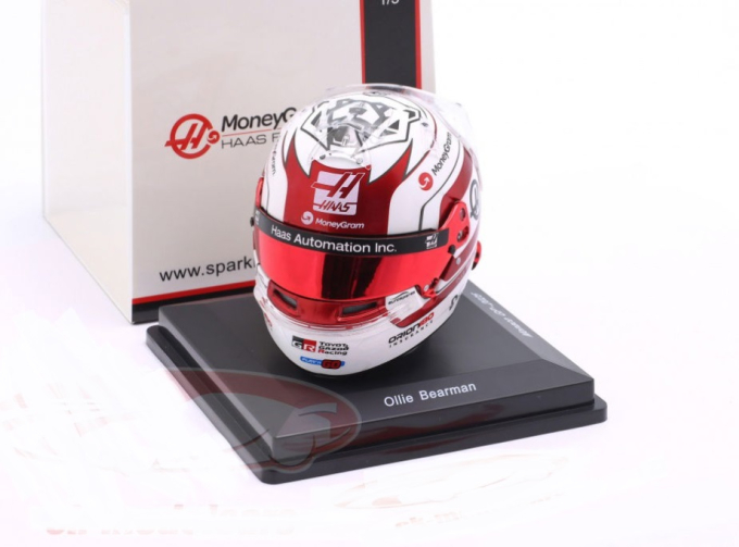 MINI HELMET Oliver Bearman Moneygram Haas F1 Team #87 Monaco GP Formula 1  (2025)