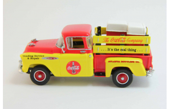 CHEVROLET Pick-Up Truck Coca-Cola (1957), yellow / red